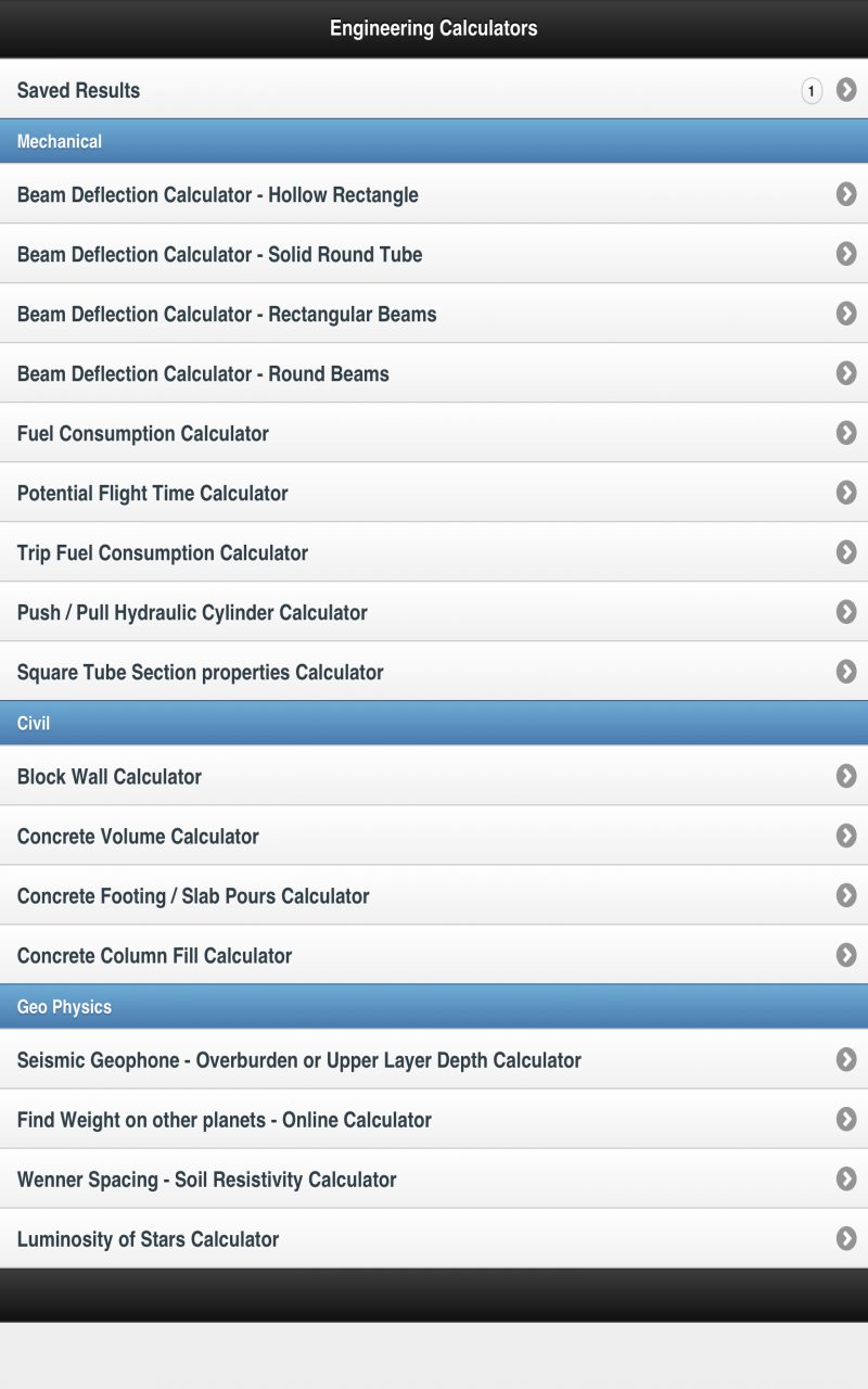 Engineering Tools - App on Amazon Appstore