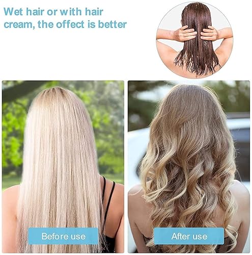 Miniatura 6 de Tirdkid Diadema de varilla rizadora sin calor diseño de pulpo mejorado 2022 rizador de cabello sin calor con rizos extraíbles y ajustables sin calor