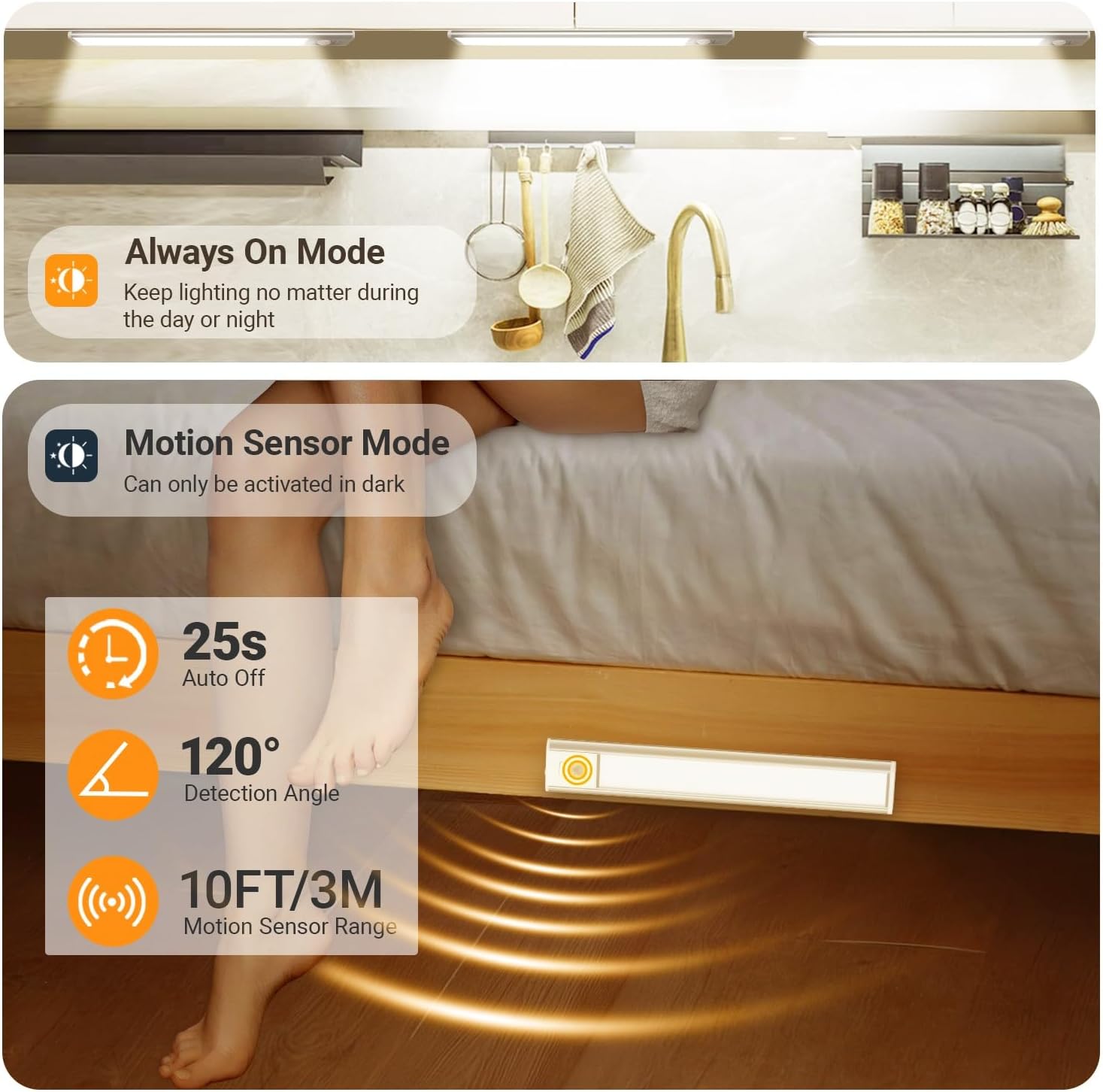 under cabinet lighting wireless,56 led motion activated under cabinet lights rechargeable, magnetic & 3 color temps closet light indoor battery operated, under counter lights for kitchen?stairs 10inch