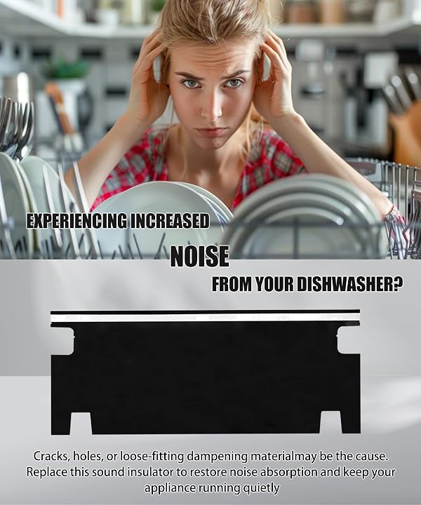11050210 Dishwasher Sound Insulation Fits for Bosch Thermador Gaggenau by MKYPLM - Image 3