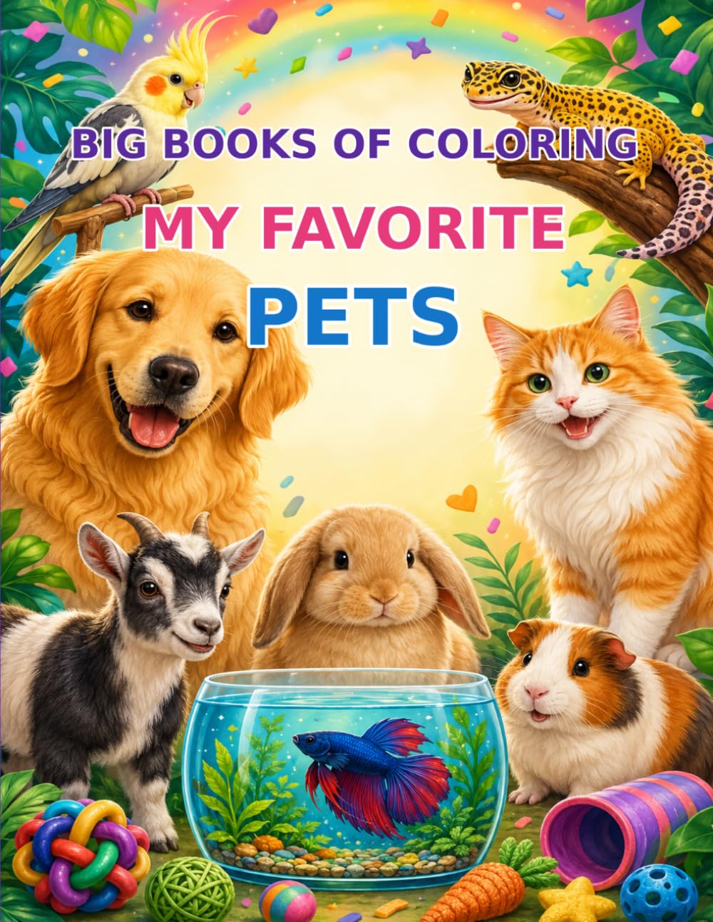 Big Books Coloring My Favorite Pets