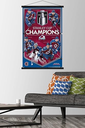 Miniatura 2 de Trends International NHL Colorado Avalanche - Póster conmemorativo de la Copa Stanley Champions 2022, 22.375 x 34 pulgadas, impresión premium y