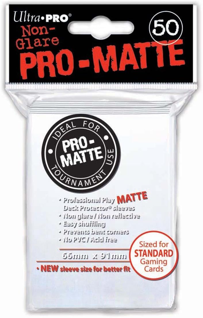 Ultra Pro Pro-Matte White Deck Protector (12 Packs per Display)