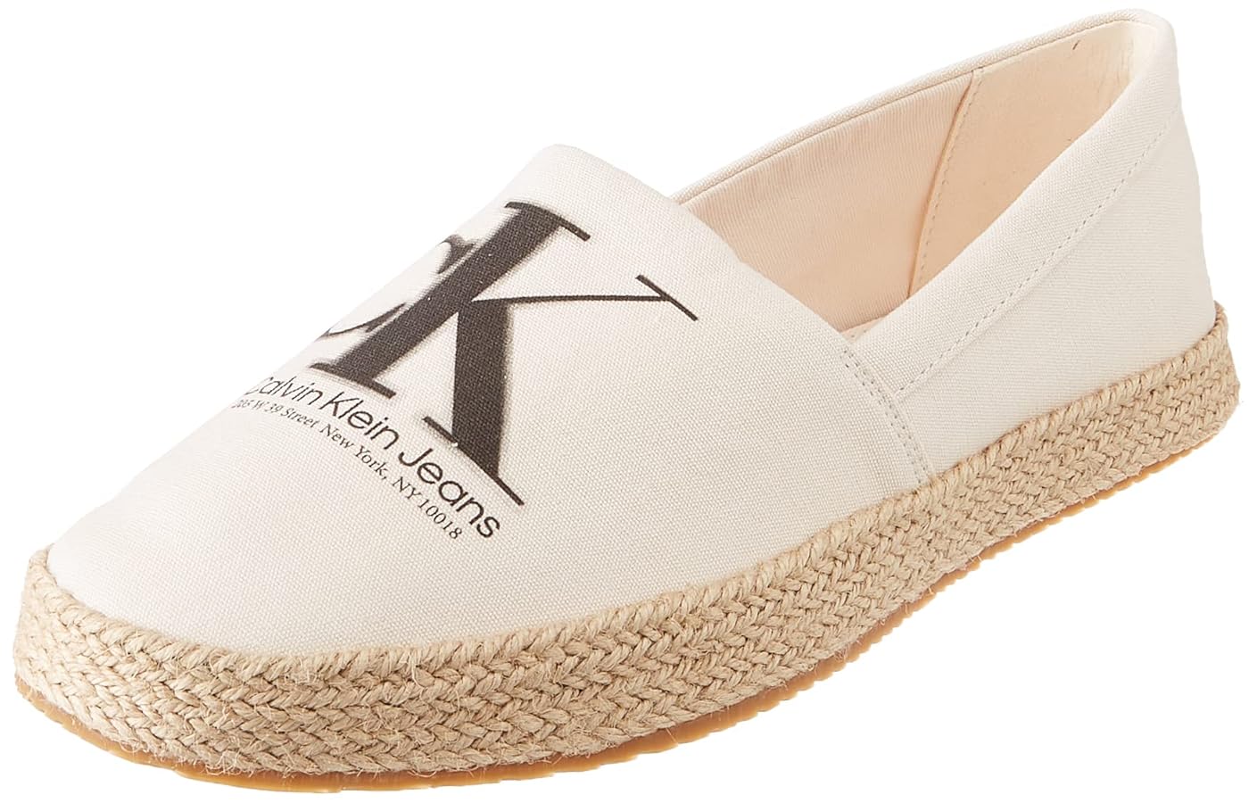 Calvin Klein Jeans Espadrillas Uomo Essential Monogram Scarpe in Tela,  Beige (Ancient White), 40 EU : Amazon.it: Moda