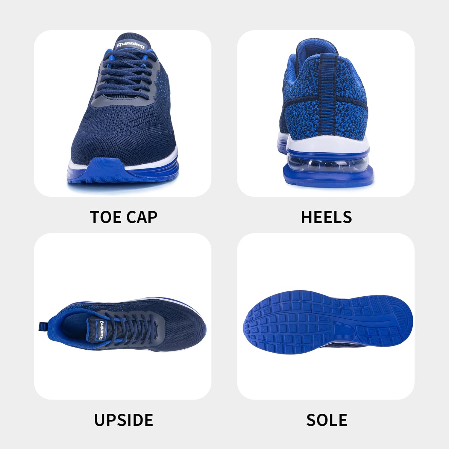 Mens Running Shoes Athletic Tennis Walking Fashion Sneakers for Workout Gym Sports Jogging US Size 7-12.5
