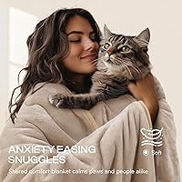 Vista 32 de Cobija impermeable para mascotas, a prueba de líquidos y orina, para sofá, cama, sillón, reversible, vellón, forro polar, protector de muebles