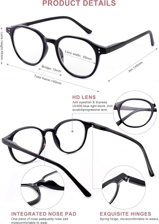 SKYWAY Photochromic Multifocus Reading Glasses women men Transition Sunglasses Blue Light Blocking Computer Readers