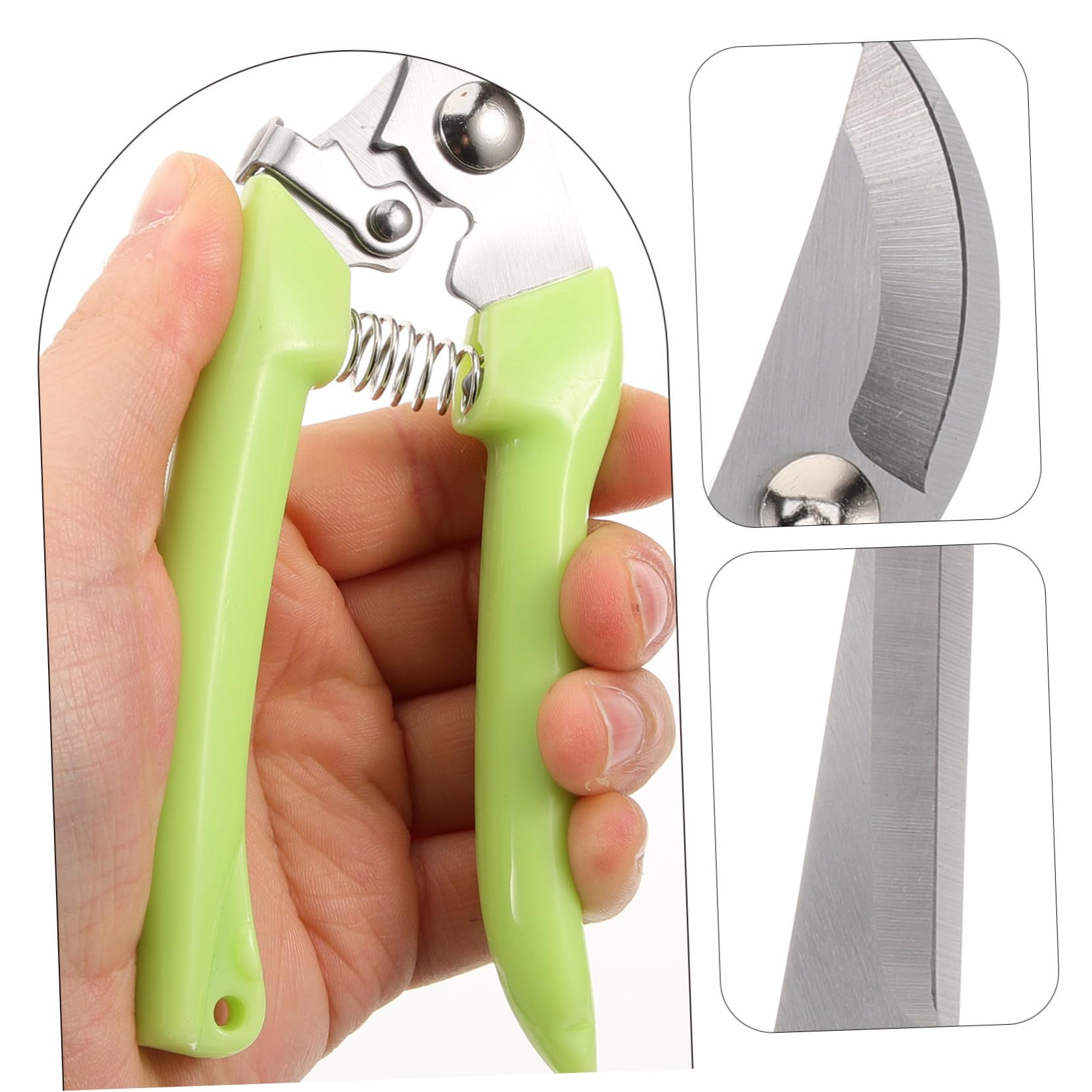 ifundom 2 Sätze Ergonomische Gartenschneider Pflanzenschneider Praktische Scheren Für Präzises Trimmen Und Schnitt Obstbäumen Für Gartenarbeiten 2 Stück * 2