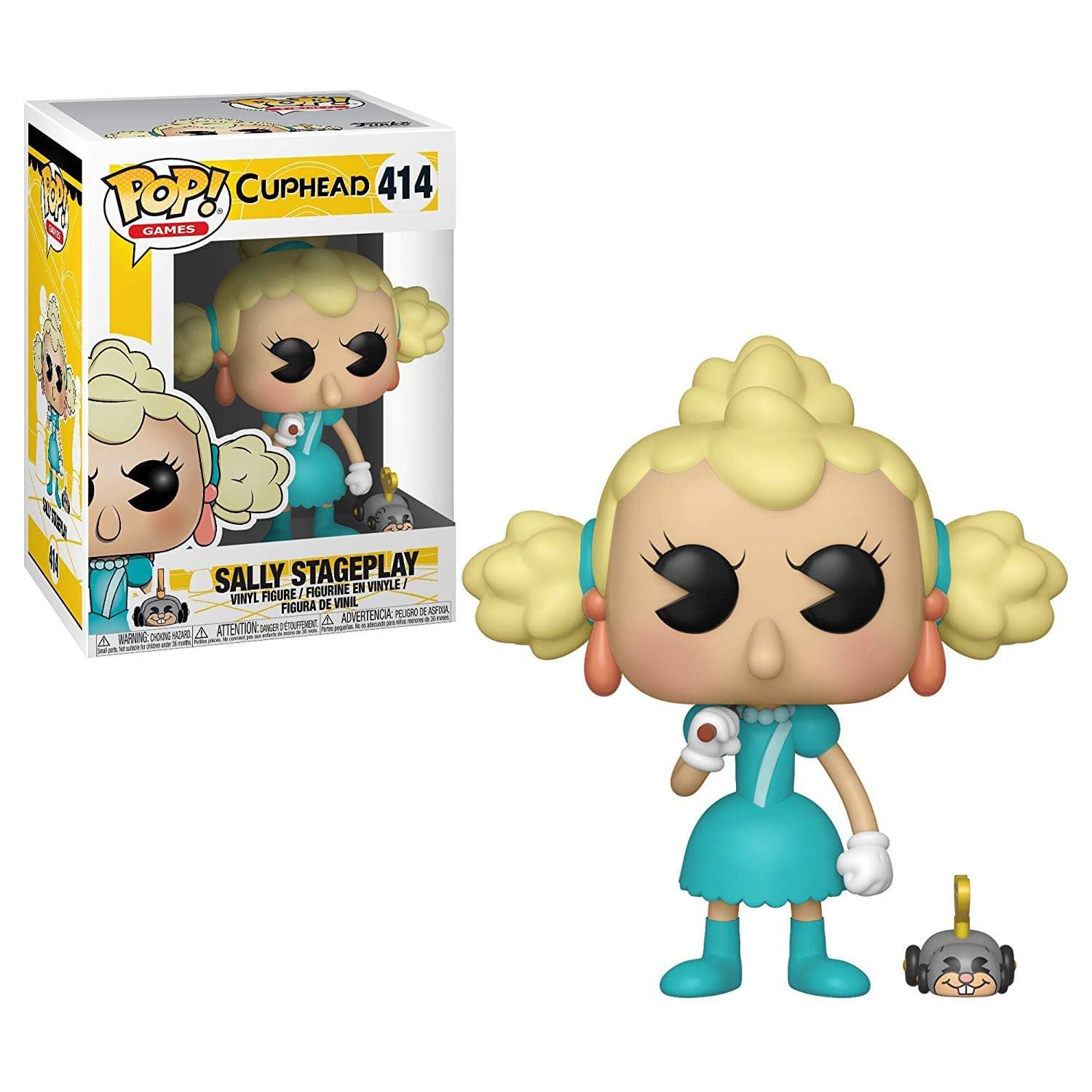 Amazon.com: Funko Pop & Buddy Games: Cuphead - Sally & Wind Up