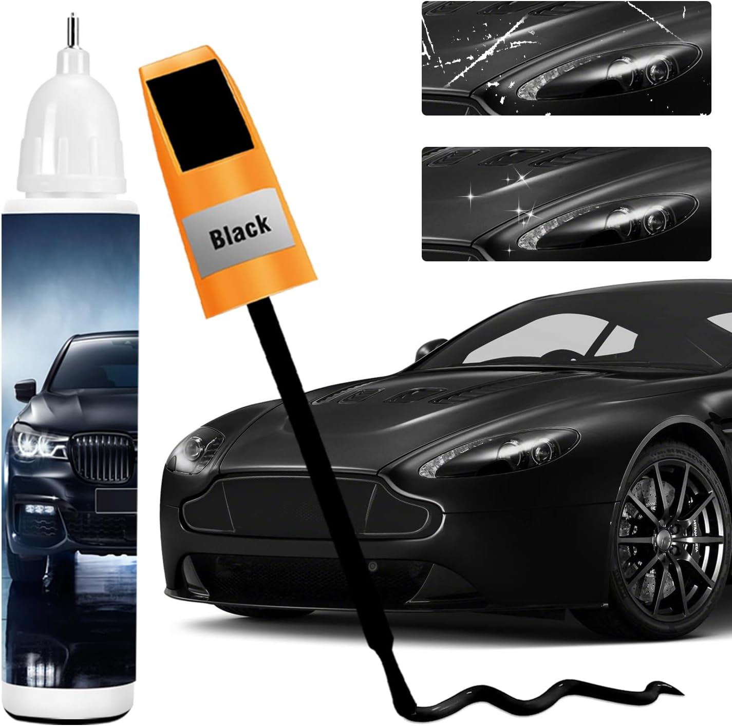 Black Car Touch Up Paint For Cars,Gloss Black Rim Touch Up