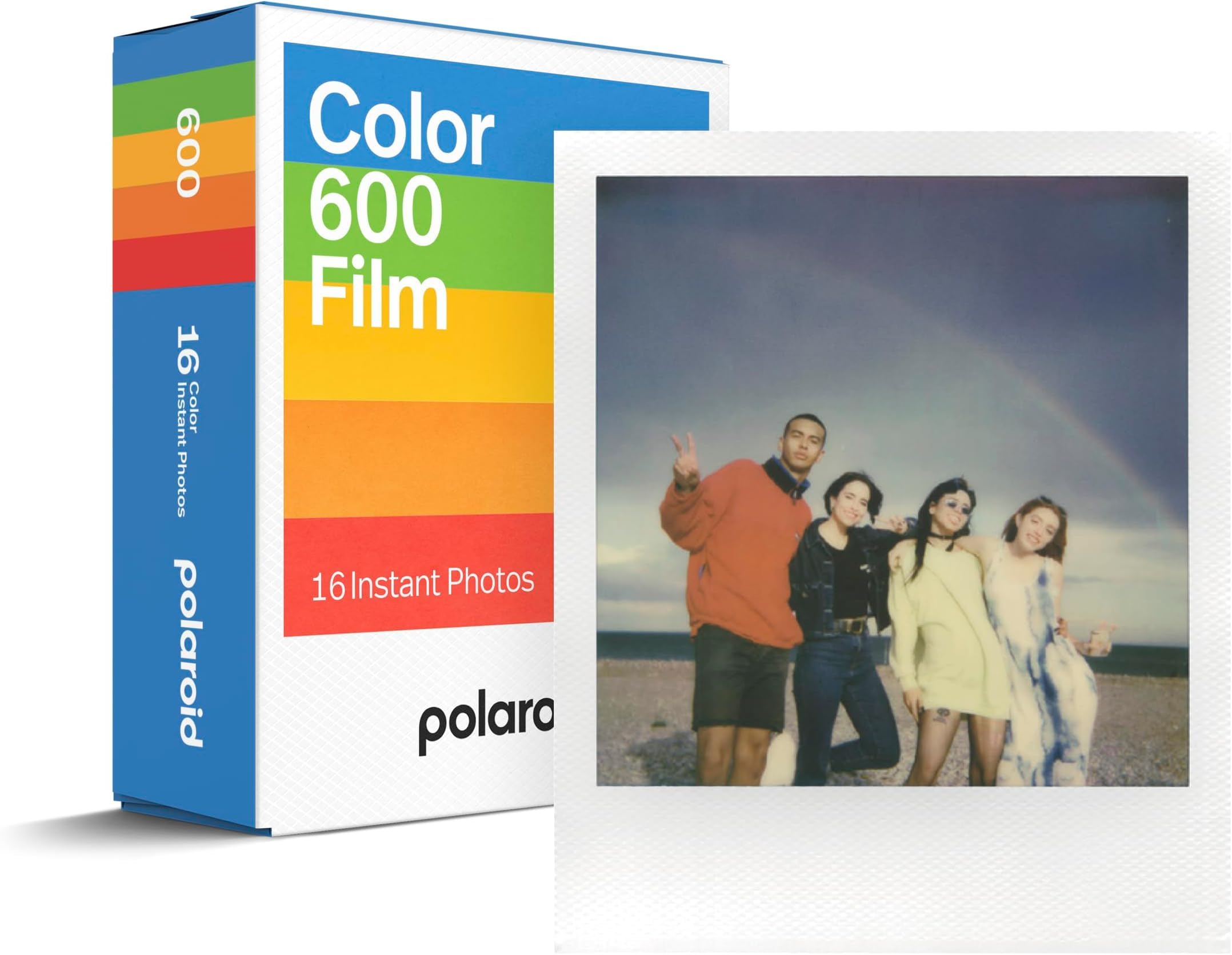 Polaroid Color Film for 600 Double Pack,16 Photos (6012) - Packaging May Vary,(Pack of 6)