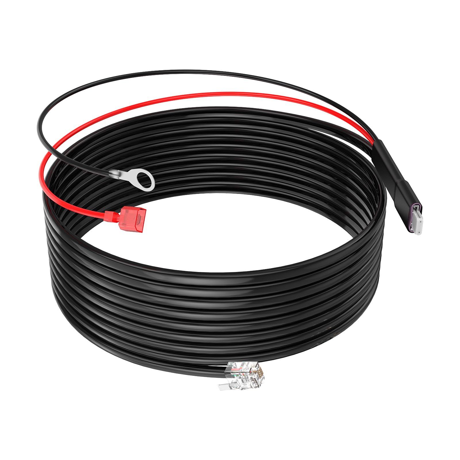 Photo 1 of GUSSUI HT-1096 Radar Detector Hardwire Kit Power Cord Compatible with Escort MAX360 MAX 360c,Uniden R1 R3 R7,Cobra,Valentine One,Beltronics,Radenso XP etc with Inline Fuse Mount RJ11 ? ?
