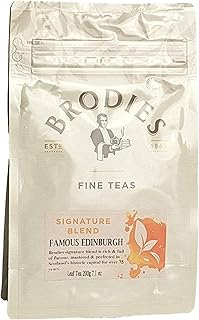 Brodies Tea, Famous Edinburgh Tea, Loose Leaf Black Tea Imported from Scotland 200g Bag (Pack of 1)