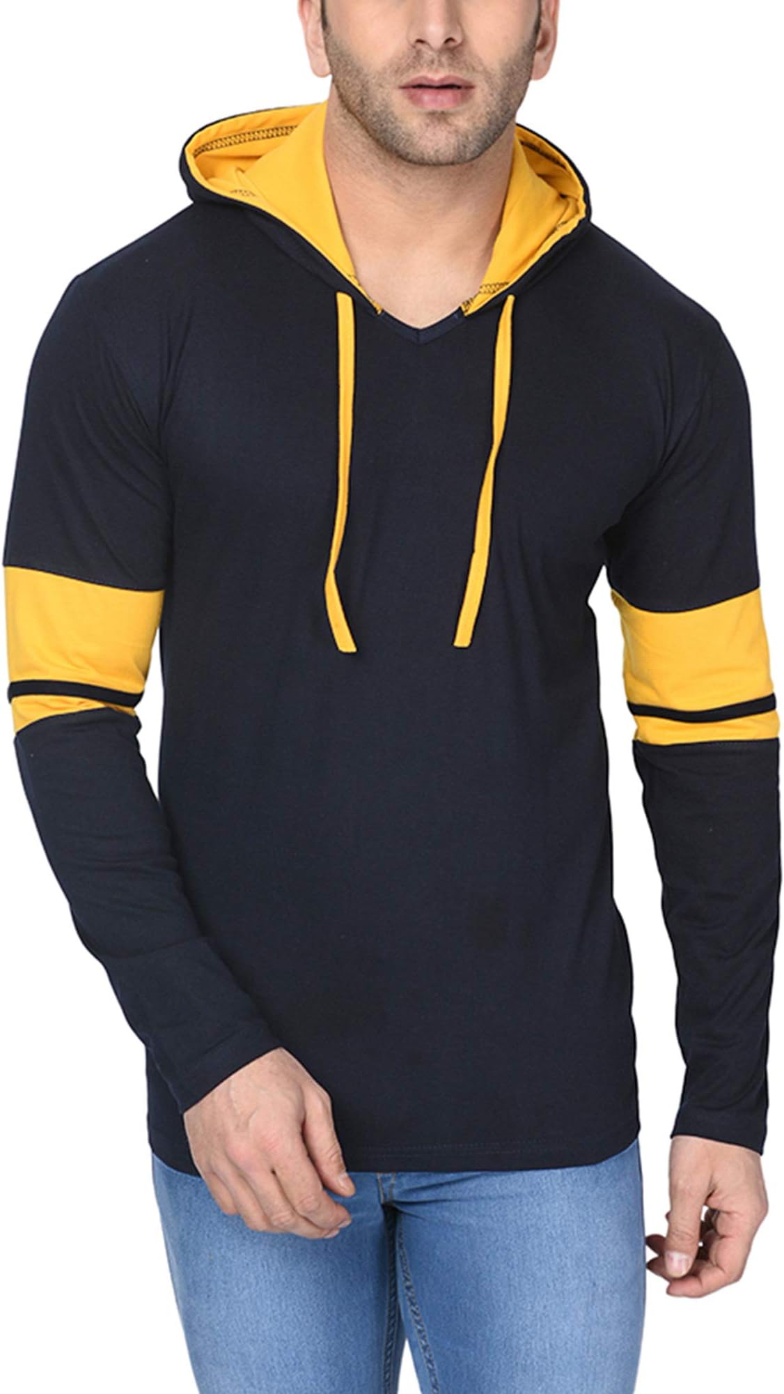 Hooded Striping Shirt