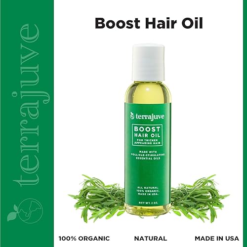 Miniatura 2 de Aceite capilar para el crecimiento del cabello de Terrajuve, tratamiento natural para alopecia, adelgazamiento del cabello y pérdida de cabello,
