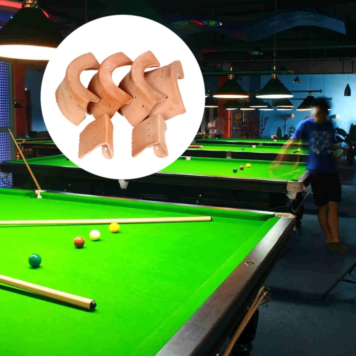 6 Pieces Billiard Table Pockets Set, Pool Pockets Versatile Easy to Install, Web Bags Pool Table Parts for