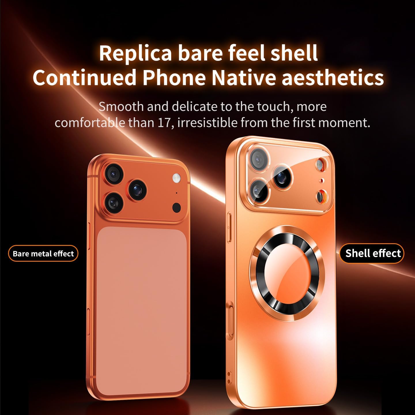 Magnetic Series Design for iPhone 13 Pro Max Case,[Compatible with MagSafe][Military Drop&Full Camera Lens Protector] Large Window Logo View Dust-Proof Matte Shockproof Cover,Silver - Image 2