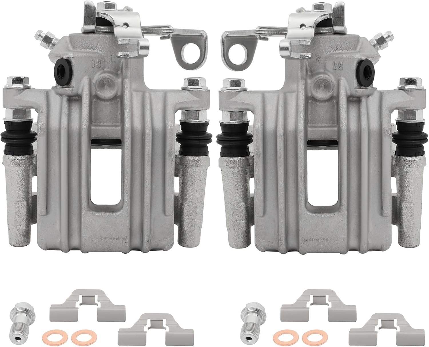 SCITOO 19B2571 19B2570 Rear Left & Right Disc Brake Calipers Assembly w/Bracket For Audi For TT 2000,For Volkswagen For Beetle 1998-2000,For Volkswagen For Golf 1999,For Volkswagen For Jetta 2000