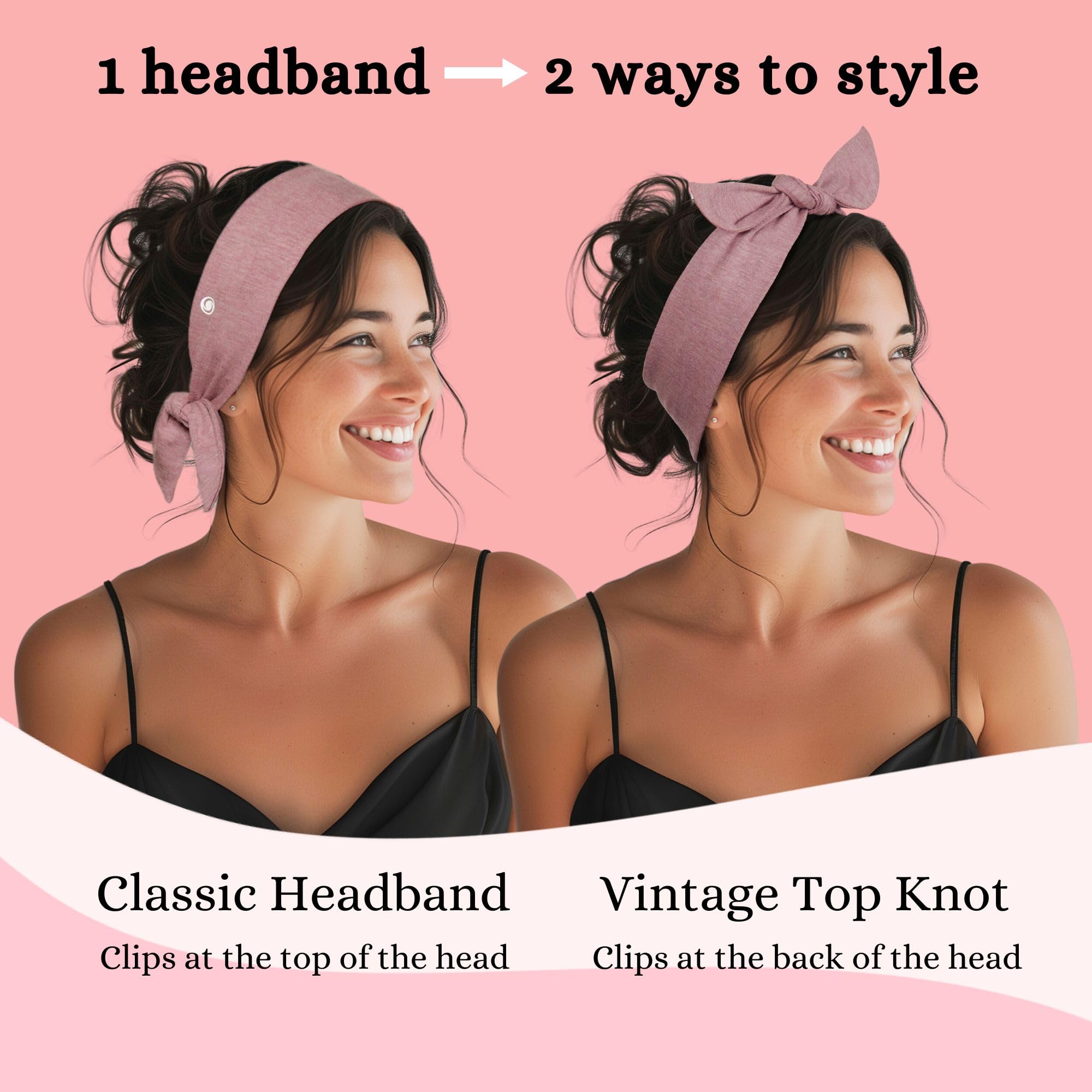 SWAY Short Stretch Non-Slip Headband for Women
