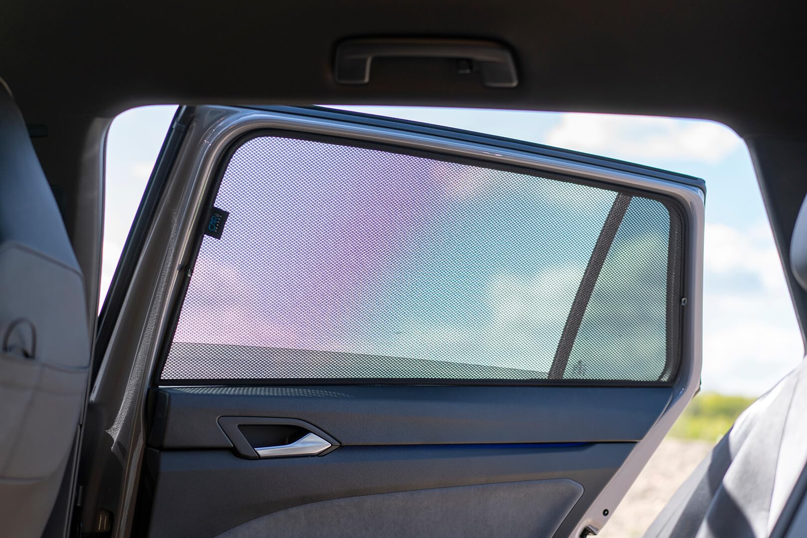 Satz Car Shades kompatibel mit Volkswagen Golf VIII Variant 2020- (6-teilig) Passgenaue Sonnenschutzblenden