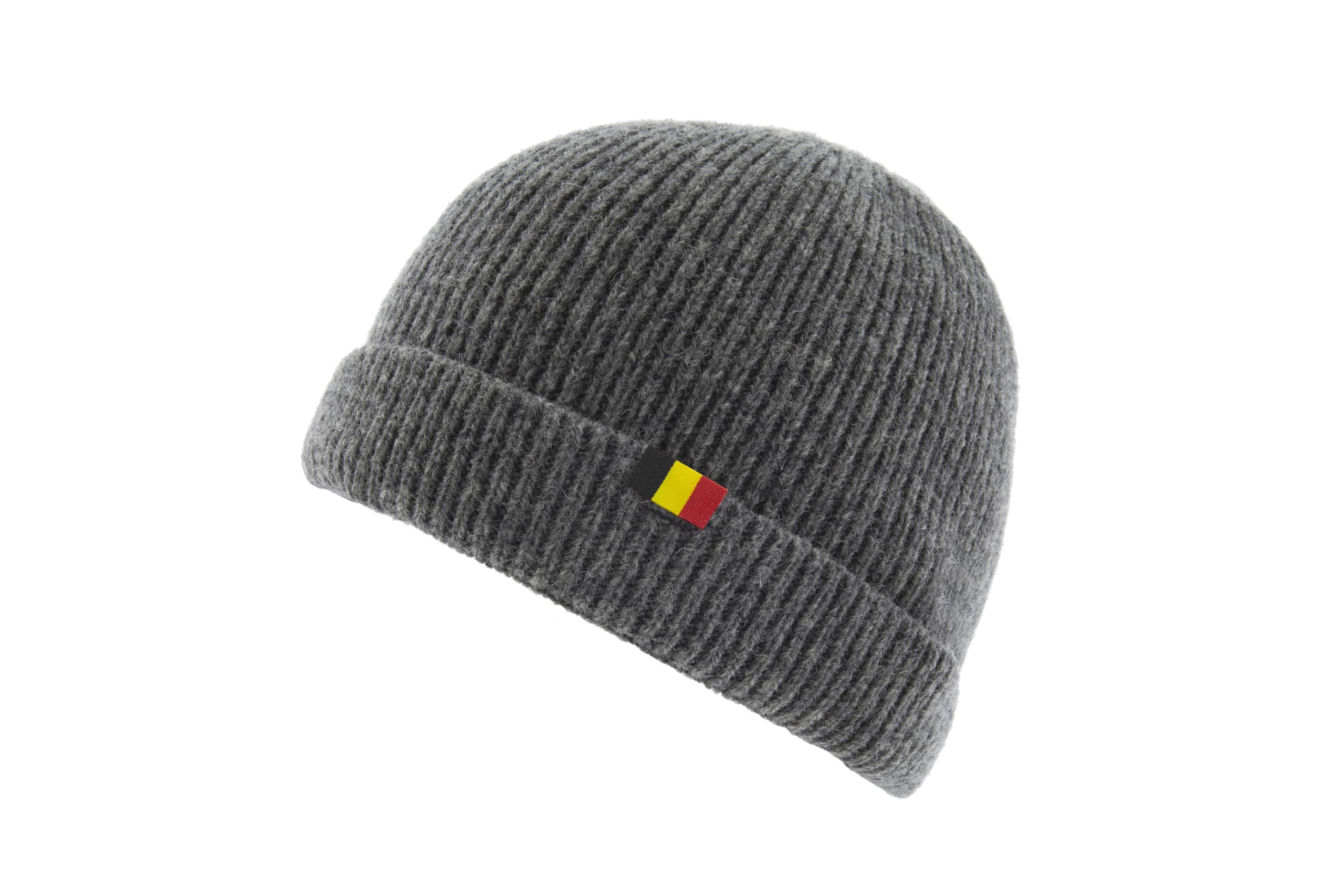 Patriia Bonnet 100% mérinos. Drapeau Belge. Fabrication Artisanale. Fait Main. Bonnet en Laine pour Homme. Bonnet en Laine pour Femme. Bonnet en Tricot
