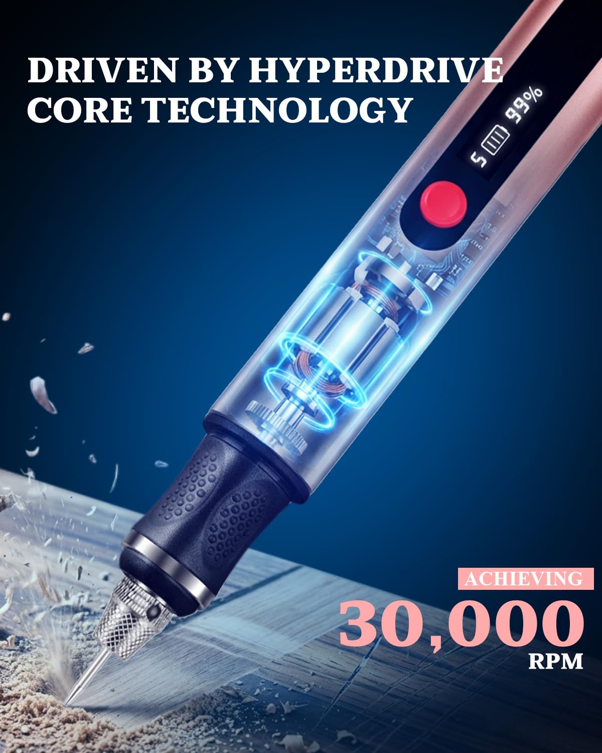 Cordless Engraving Pen - DIY Art & Craft Kit -3