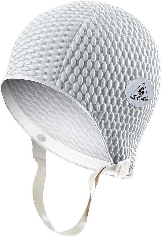 Water Gear Natural Rubber Swim Bubble Cap