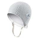 Bubble Swim Cap - Medium/White, Medium/White gallery image