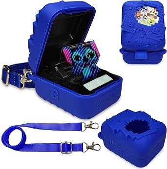 JCHPINE Silicone Cover Case for Bitzee Disney Interactive Toy Digital Pet and Case, Protective Skin Sleeve for Bitzee Disney Virtual Electronic Pets Blue