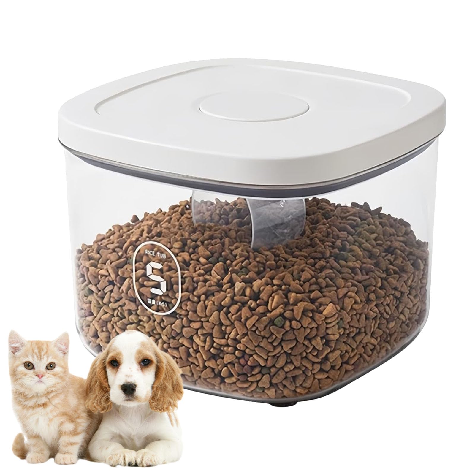 Amazon.co.jp: ペットフードストッカー 真空ドッグフードストッカー