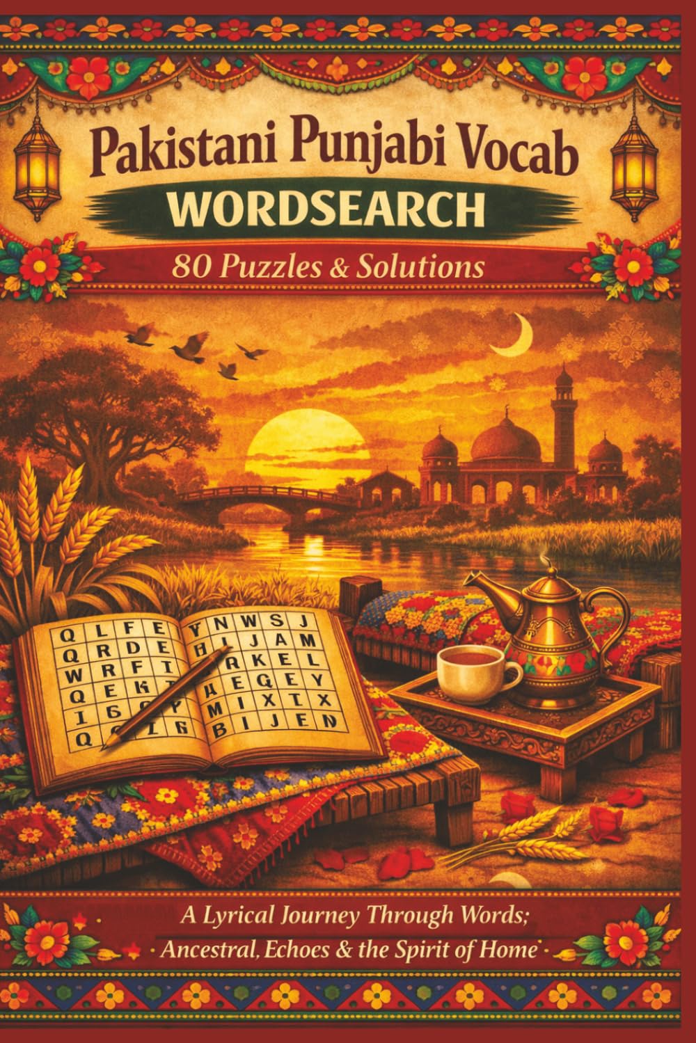 Pakistani Punjabi Vocab WORDSEARCH 80 Puzzles & Solutions: A Lyrical Journey Through Words; Ancestral, Echoes & the Spirit of Home (Rohim's Pakistani Puzzlers)