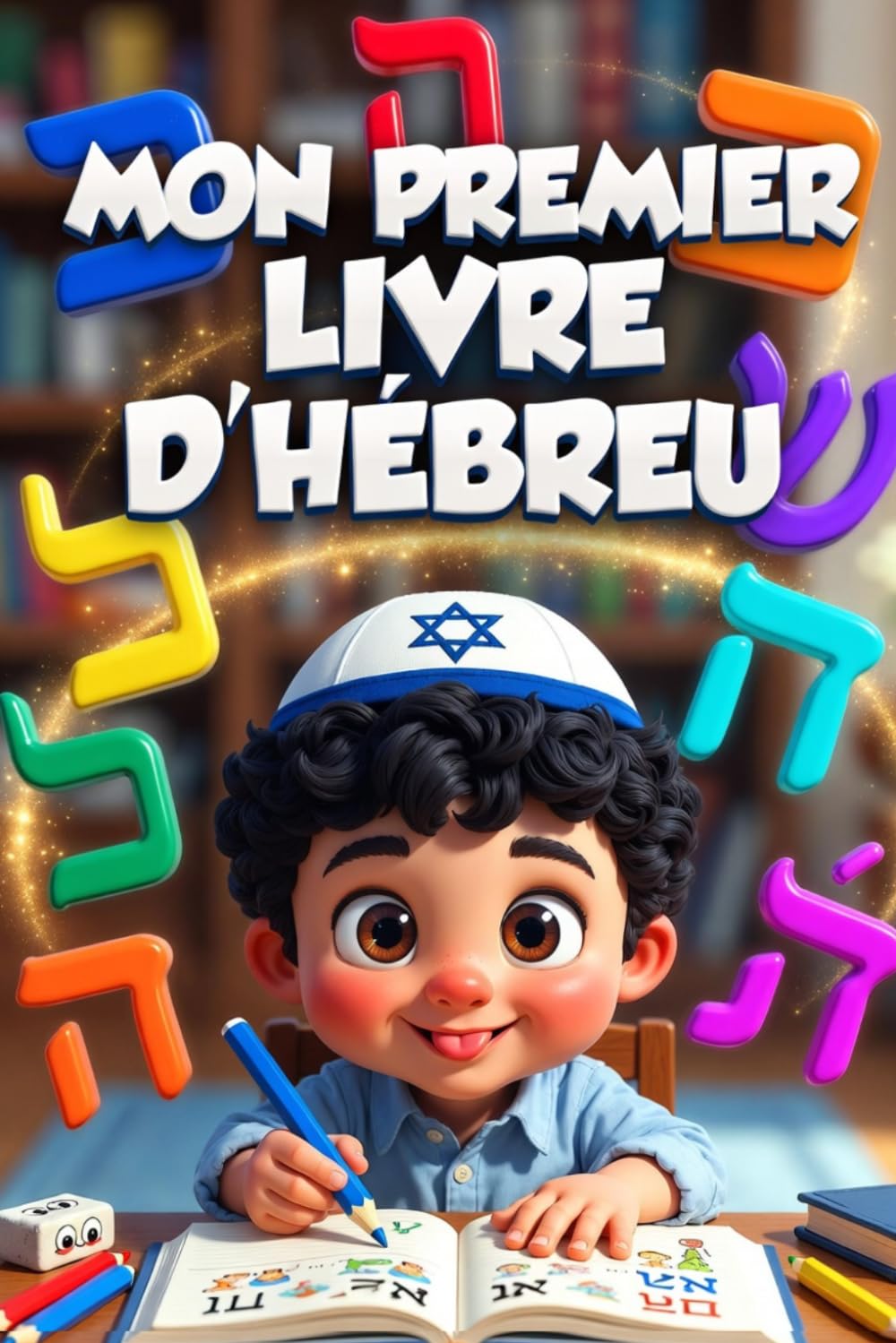 MON PREMIER LIVRE D'HÉBREU: Apprendre l'Alphabet, Lire et Prier en Hébreu. La Méthode Complète Débutant pour Toute les Familles Juives