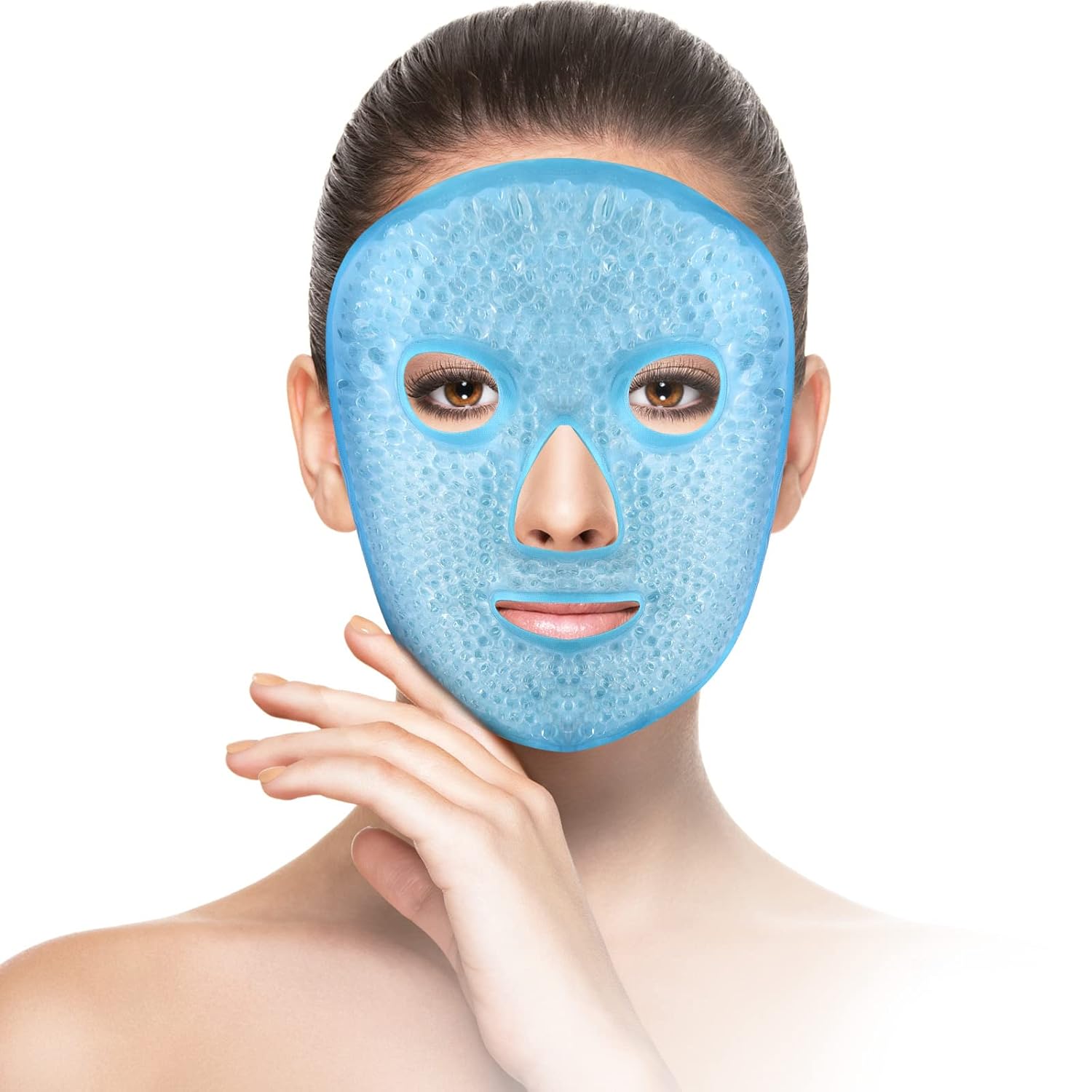 Cooling Mask Gel Eye Mask Reusable Hot Cold Eye Mask,Soft