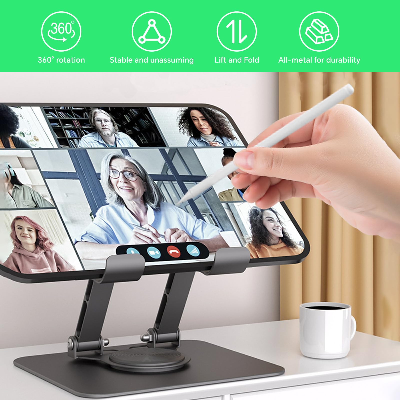 Uchwyt na tablet, stojak na tablet, opcjonalne składanie