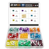 Vista 11 de Kit surtido de fusibles para coche, 180 piezas de fusibles estándar, mini y mini de bajo perfil (1A/2A/3A/5A/7.5A/10A/15A/20A/25A/30A/35A/40AMP)