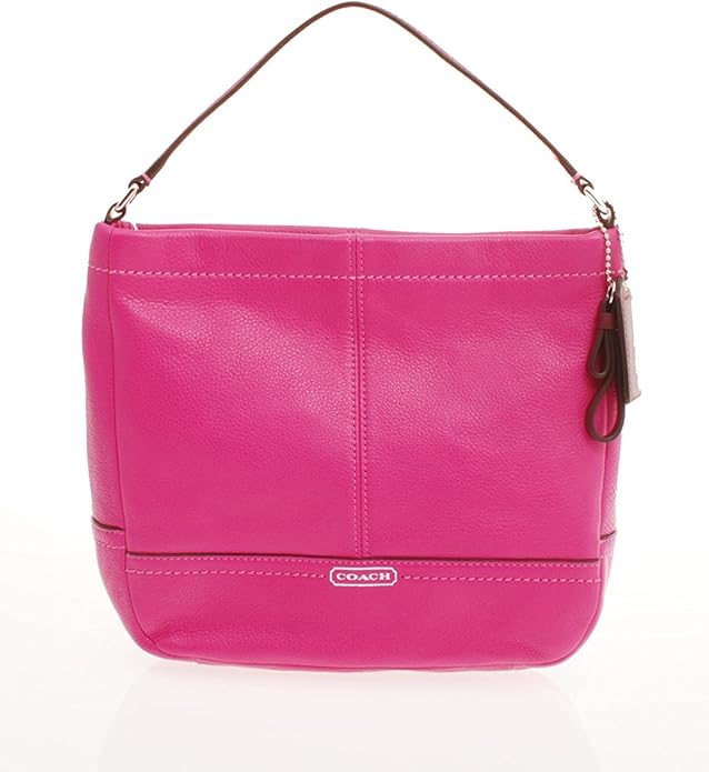 Coach Park Leather Mini Duffle Crossbody F49160 Bright Magenta