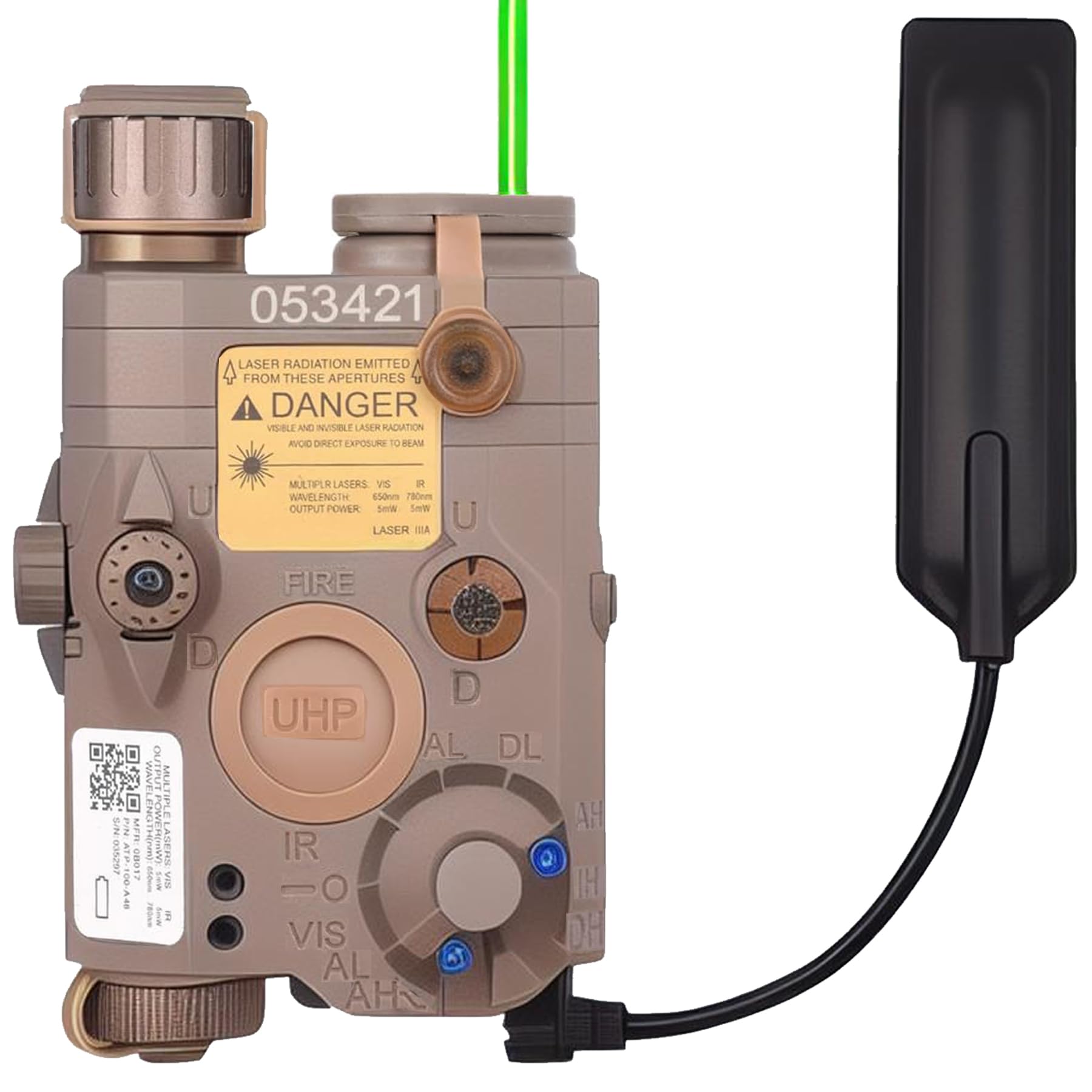 Airsoft PEQ 15 PEQ Box IR Laser Green Laser Sight White LED Flashlight for AEG GBB CQB