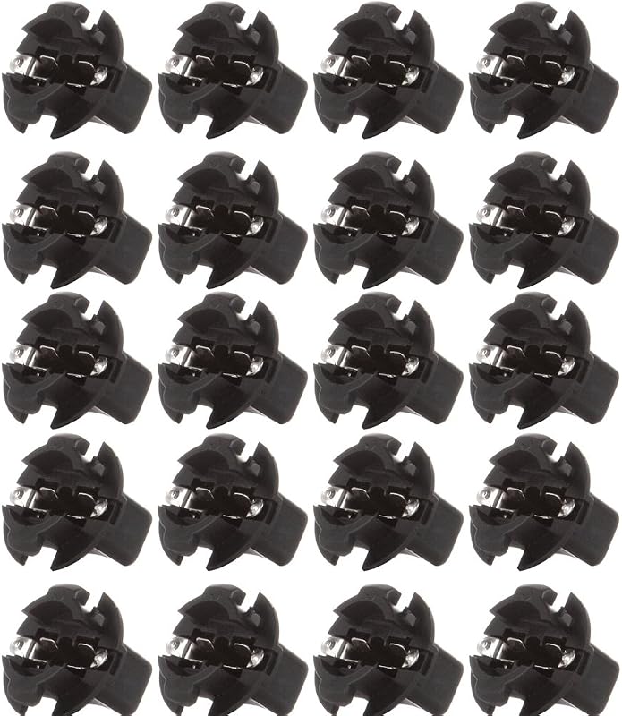 Lâmpadas LED T10 de painel e instrumentos cciyu com encaixe twist-in – Kit com 20 unidades