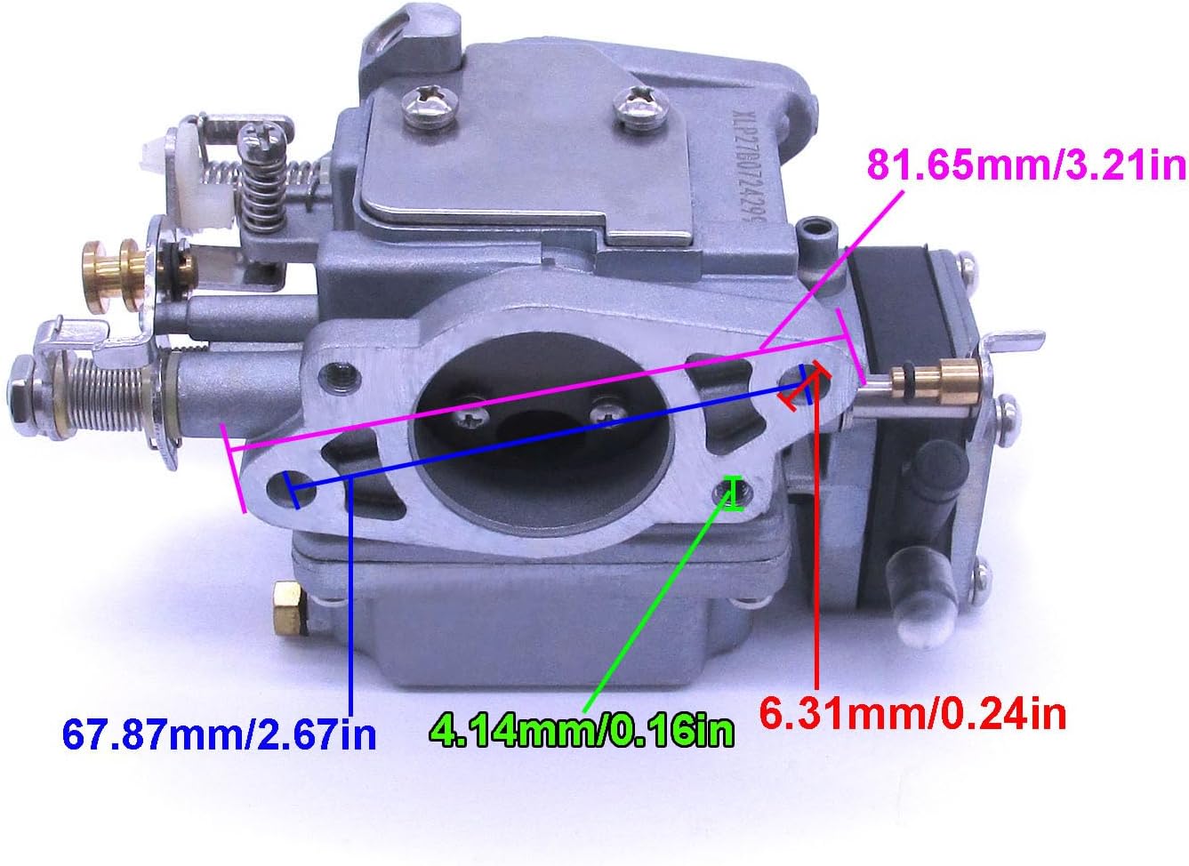 SouthMarine Boat Engine 3G2-03100-1 3G2-03100-2 3G2-03100-3 3G2031001M Carburetor Assy and 3G2-02414-1 3G2024141M Gasket for Tohatsu & for Nissan 9.9HP 15HP 18HP NS M9.9D2 M15D2 M18E2 Outboard Motor
