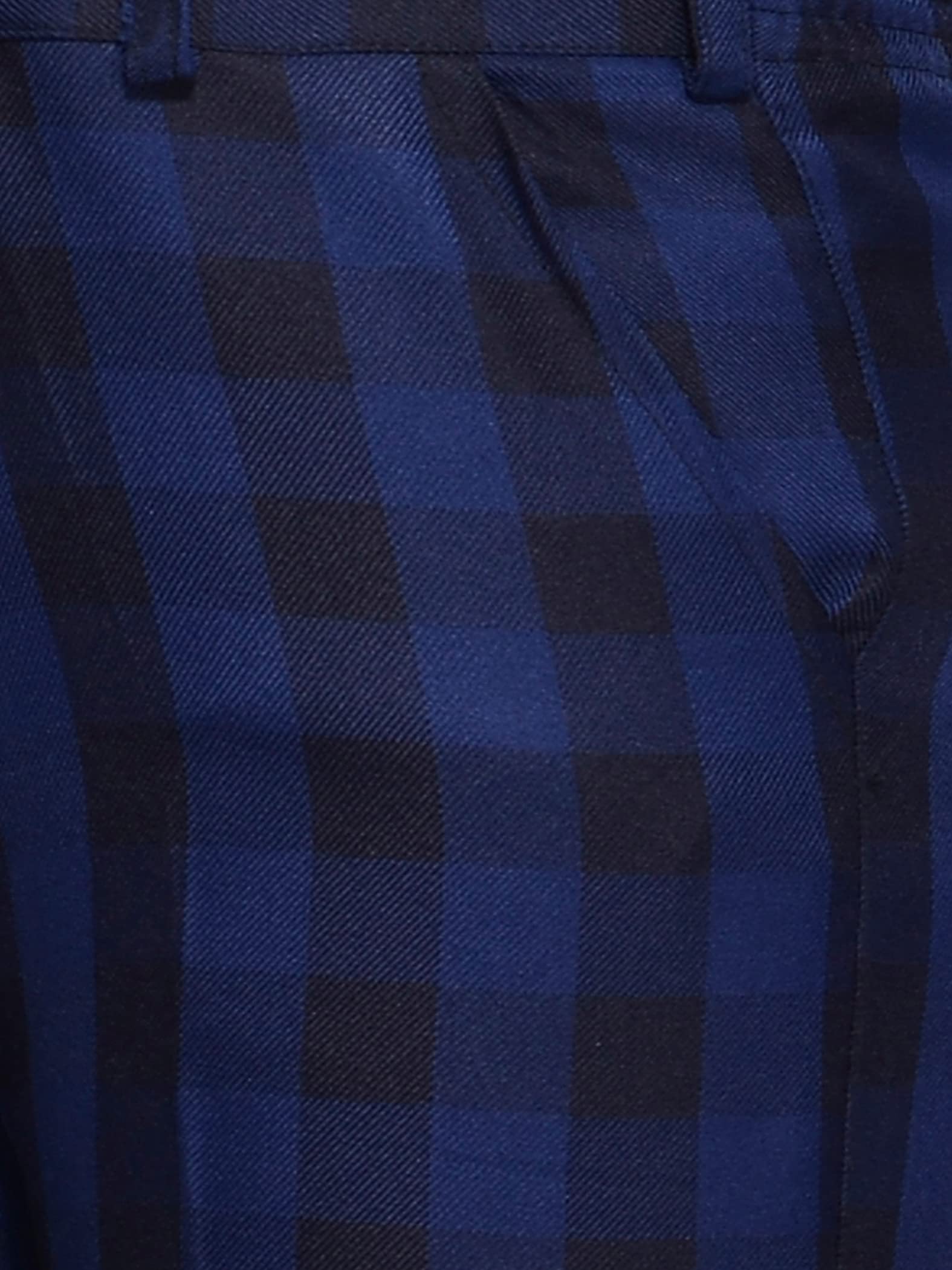 Jeetethnics Boys Navy Blue Checked Coat Suit Set with Waistcoat Shirt and Trousers (9087D) 3