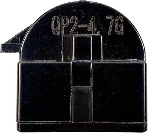 Miniatura 2 de HQRP Paquete de 2 compresores de 4.7 ohmios y 1 pin PTC StarterStart Relay y Kit de sobrecarga compatible con mini refrigeradores, refrigeradores