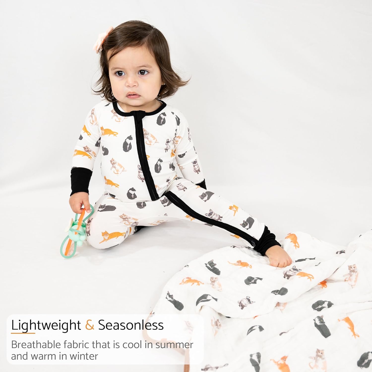 LollyBanks Baby Pajamas, Baby Romper 95% Bamboo Viscose and 5% Spandex - Image 4