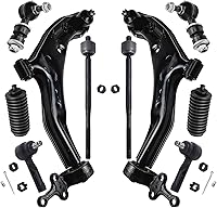 Vista 81 de Detroit Axle - Kit de suspensión delantera RWD de 10 piezas para Chevy GMC Silverado Sierra 1500 1999-2006, 2 brazos de control superior, 2 rótulas