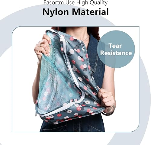 Miniatura 3 de Juego de 9 cubos de equipaje para equipaje de mano, bolsas de equipaje para organizadores de equipaje de viaje, organizadores de equipaje