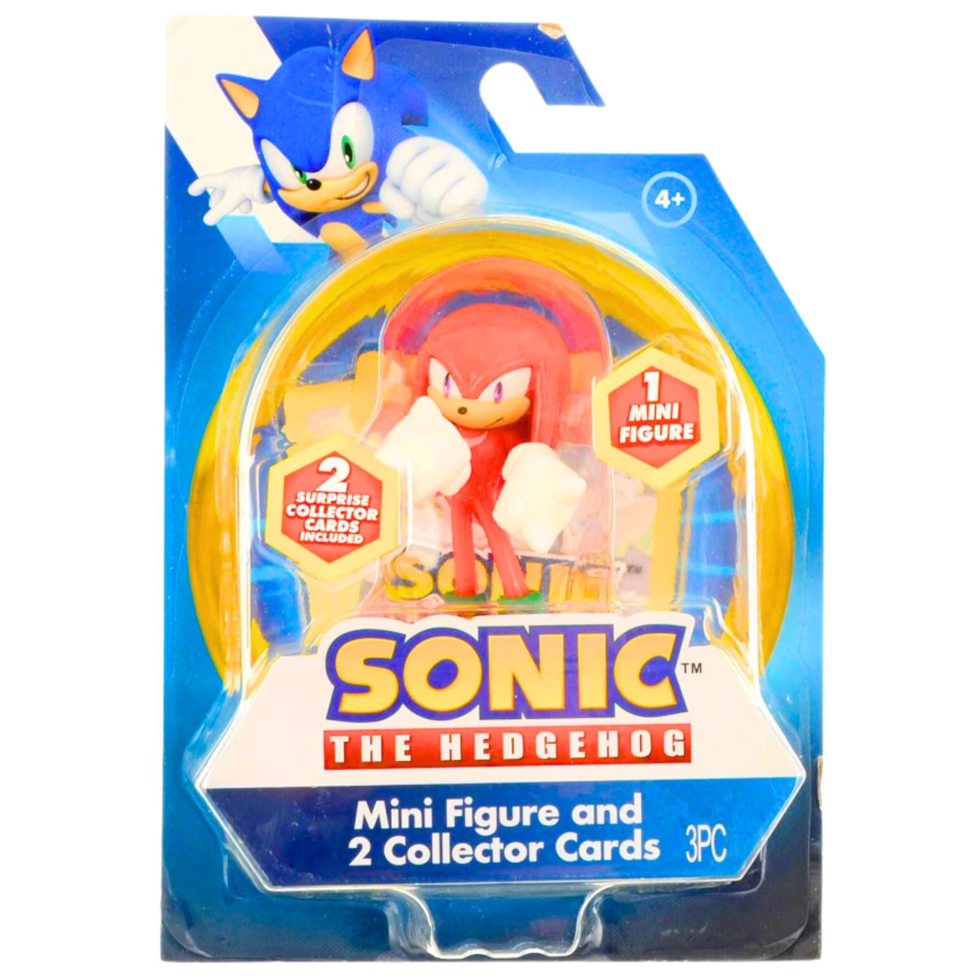 Sonic The Hedgehog Bewegliche Actionfiguren, 7,6 cm, 8 cm, komplettes Set mit allen 6 Stück – Sonic, Amy Rose, Shadow, Tails, Knuckles & Doctor Edgeman