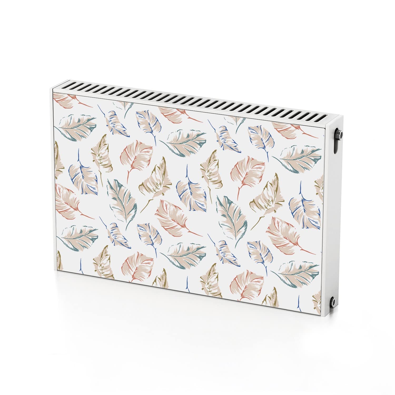 Autocollant de radiateur chauffage tapis magnétique 90x60 cm Coloray feuilles peintes