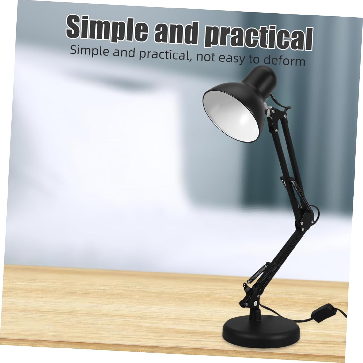 Tofficu Ergonomic Folding Table Lamp Reading Writing Desk Lamp Swing Arm Boys and Girls Table Light Eye-Care Led for Student Office Home