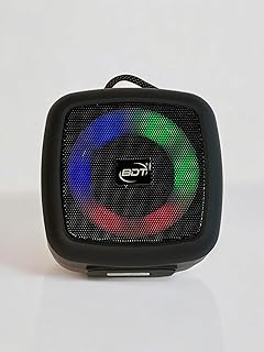 مكبر صوت بلوتوث محمول لاسلكي AN333 من جينيريك، فضي، 8 واط، قناة 2.0، تصميم عصري وبسيط، تحكم باللمس، مشغل 1 بوصة، مكبر صوت 1 بوصة، ميكروفون واحد، USB، مايكرو SD، اف ام، AUX، حامل موبايل