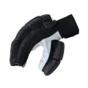 WHITEDOT Sports Albatross Cricket Batting Gloves||Suitable for Mens|Adult|Large Left Hand||Black, Leather gallery image