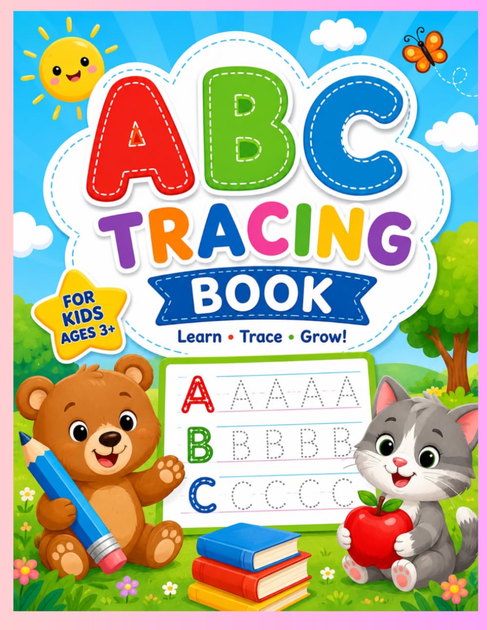 ABC Tracing Book for Kids: Trace and Learn ABC for Toddlers